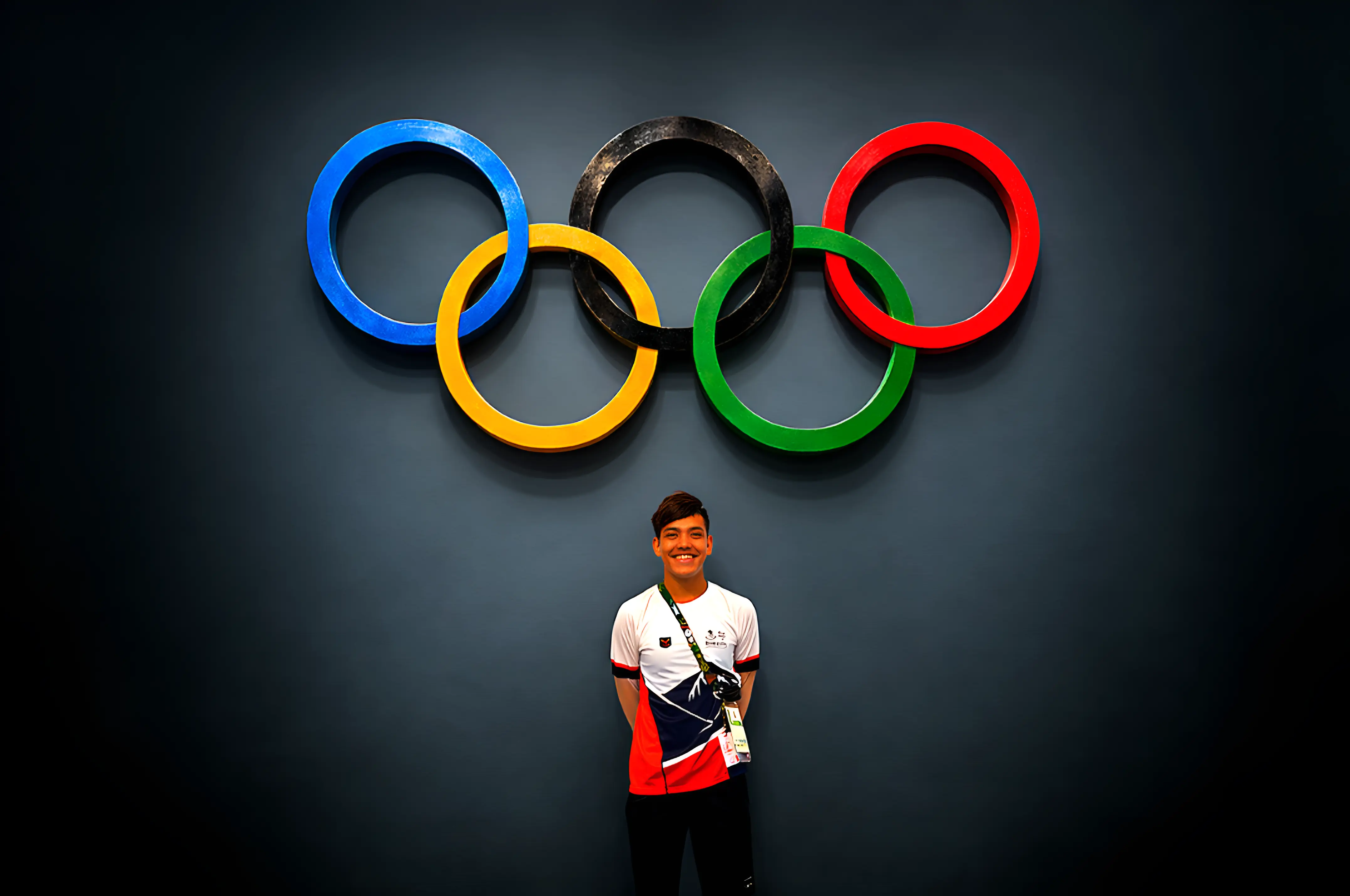 Sirish Gurung competing in Rio, Brazil